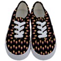 Cotton Candy Pattern  Black Kids  Classic Low Top Sneakers View1