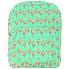 Cotton Candy Pattern Green Full Print Backpack by snowwhitegirl