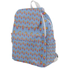 Cotton Candy Pattern Blue Top Flap Backpack