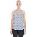 Cotton Candy Pattern Blue Piece Up Tank Top View1