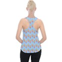 Cotton Candy Pattern Blue Piece Up Tank Top View2