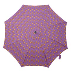 Cotton Candy Pattern Violet Hook Handle Umbrellas (large) by snowwhitegirl