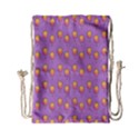 Cotton Candy Pattern Violet Drawstring Bag (Small) View1