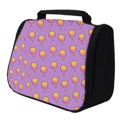 Cotton Candy Pattern Violet Full Print Travel Pouch (small) by snowwhitegirl