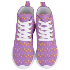 Cotton Candy Pattern Violet Women s Lightweight High Top Sneakers by snowwhitegirl