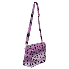 Deer Dots Ombre Shoulder Bag With Back Zipper