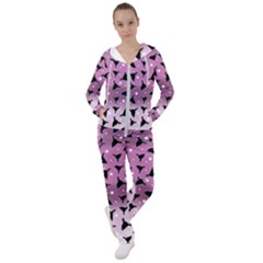 Deer Dots Ombre Women s Tracksuit