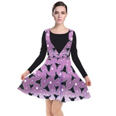 Deer Dots Ombre Plunge Pinafore Dress