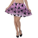 Deer Dots Ombre Velvet Skater Skirt View1