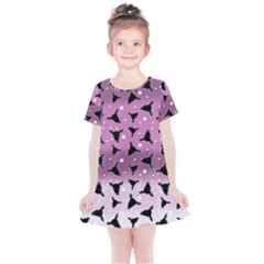 Deer Dots Ombre Kids  Simple Cotton Dress