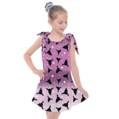 Deer Dots Ombre Kids  Tie Up Tunic Dress by snowwhitegirl