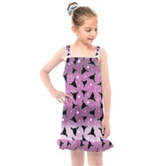 Deer Dots Ombre Kids  Overall Dress