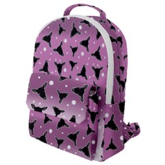 Deer Dots Ombre Flap Pocket Backpack (small)