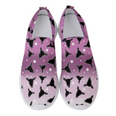 Deer Dots Ombre Women s Slip On Sneakers