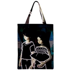 Dolls In Living Room Zipper Classic Tote Bag by snowwhitegirl