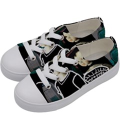 Dolls In Living Room Kids  Low Top Canvas Sneakers by snowwhitegirl