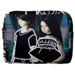 Dolls In Living Room Make Up Pouch (large) by snowwhitegirl