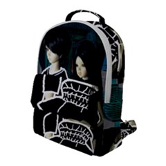 Dolls In Living Room Flap Pocket Backpack (large)