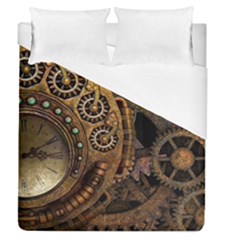 Steampunk Clock Duvet Cover (queen Size)