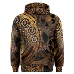 Steampunk Clock Men s Overhead Hoodie