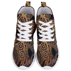 Steampunk Clock Women s Lightweight High Top Sneakers