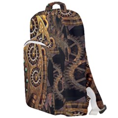 Steampunk Clock Double Compartment Backpack