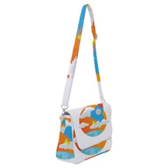 Rocket Rocket Ship Rocket Fire Shoulder Bag With Back Zipper