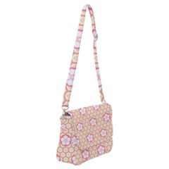 Floral Design Seamless Wallpaper Shoulder Bag With Back Zipper by Pakrebo