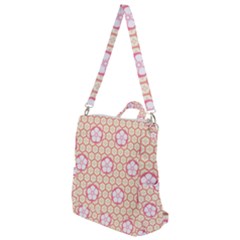 Floral Design Seamless Wallpaper Crossbody Backpack