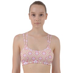 Floral Design Seamless Wallpaper Line Them Up Sports Bra by Pakrebo