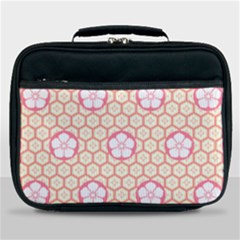 Floral Design Seamless Wallpaper Lunch Bag