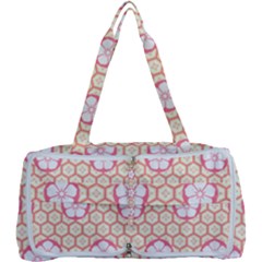 Floral Design Seamless Wallpaper Multi Function Bag