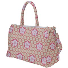 Floral Design Seamless Wallpaper Duffel Travel Bag