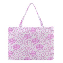 Peony Asia Spring Flowers Natural Medium Tote Bag by Pakrebo