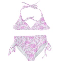 Peony Asia Spring Flowers Natural Kids  Classic Bikini Set