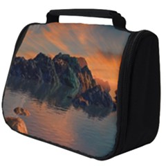 Horizon Sunset Evening Sunrise Full Print Travel Pouch (big)