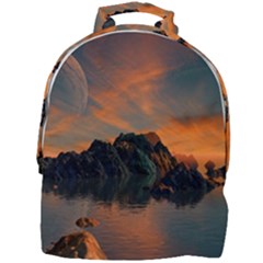 Horizon Sunset Evening Sunrise Mini Full Print Backpack