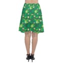 4 Leaf Clover Star Glitter Seamless Chiffon Wrap Front Skirt View2