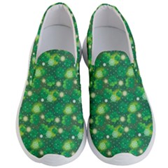 4 Leaf Clover Star Glitter Seamless Men s Lightweight Slip Ons