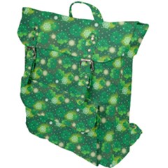 4 Leaf Clover Star Glitter Seamless Buckle Up Backpack