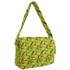 Flowers Yellow Red Blue Seamless Courier Bag by Pakrebo