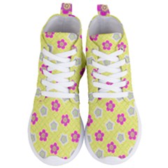 Traditional Patterns Plum Women s Lightweight High Top Sneakers