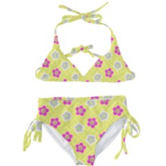 Traditional Patterns Plum Kids  Classic Bikini Set