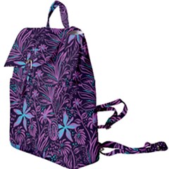 Stamping Pattern Leaves Drawing Buckle Everyday Backpack