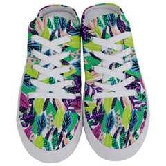 Leaves Drawing Pattern Nature Half Slippers