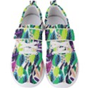 Leaves Drawing Pattern Nature Men s Velcro Strap Shoes View1