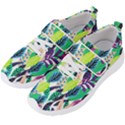 Leaves Drawing Pattern Nature Men s Velcro Strap Shoes View2