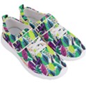 Leaves Drawing Pattern Nature Men s Velcro Strap Shoes View3