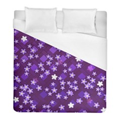 Textile Cross Pattern Square Duvet Cover (full/ Double Size)