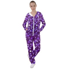 Textile Cross Pattern Square Women s Tracksuit by Pakrebo